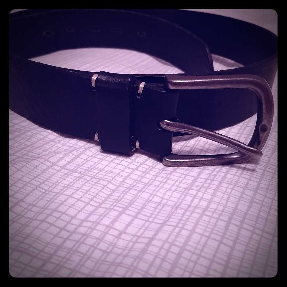Mens Madewell Black Belt 34